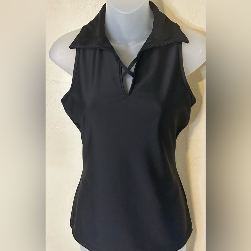 TZU TZU Sport Quinn Sleeveless Racerback Golf Shirt Small